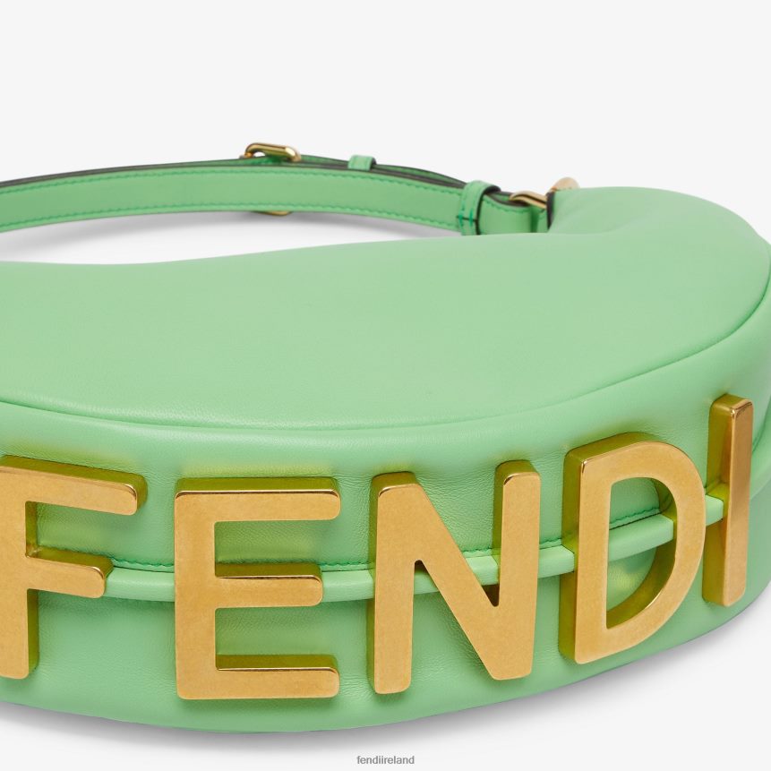 Fendi Women Graphy Small Leather Bag R06TFR714 Accessories Green