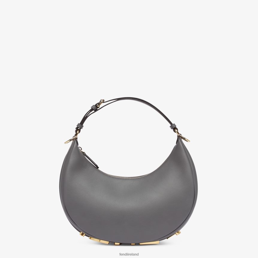 Fendi Women Graphy Small Leather Bag R06TFR832 Accessories Gray