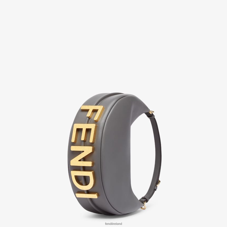 Fendi Women Graphy Small Leather Bag R06TFR832 Accessories Gray