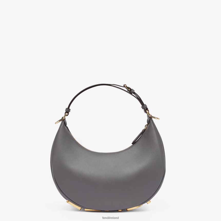 Fendi Women Graphy Small Leather Bag R06TFR832 Accessories Gray