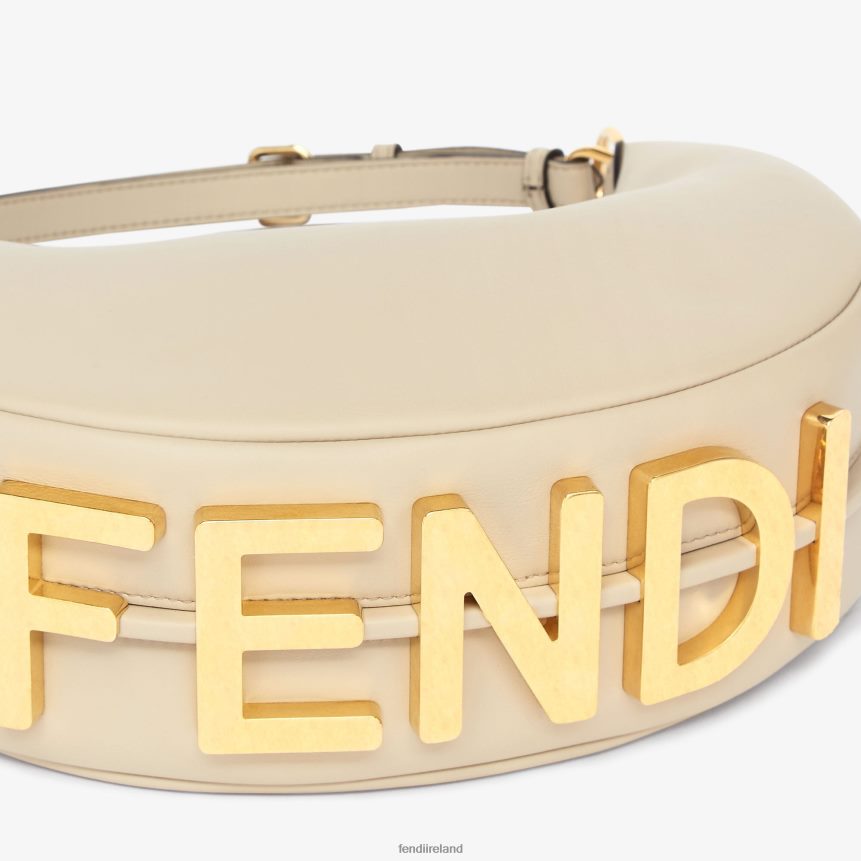 Fendi Women Graphy Small Leather Bag R06TFR845 Accessories Beige