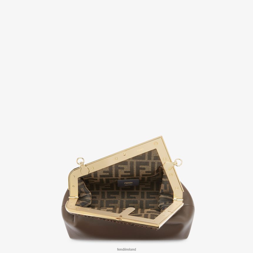 Fendi Women Leather And Python Bag R06TFR765 Accessories Brown