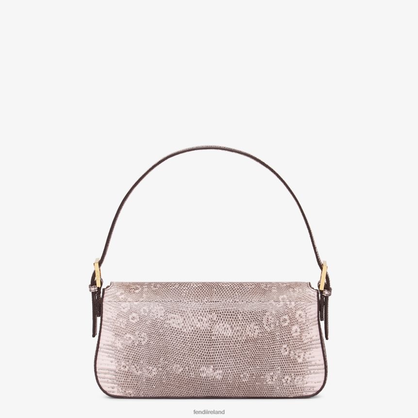 Fendi Women Lizard Leather Re-Edition Bag R06TFR892 Accessories Pink