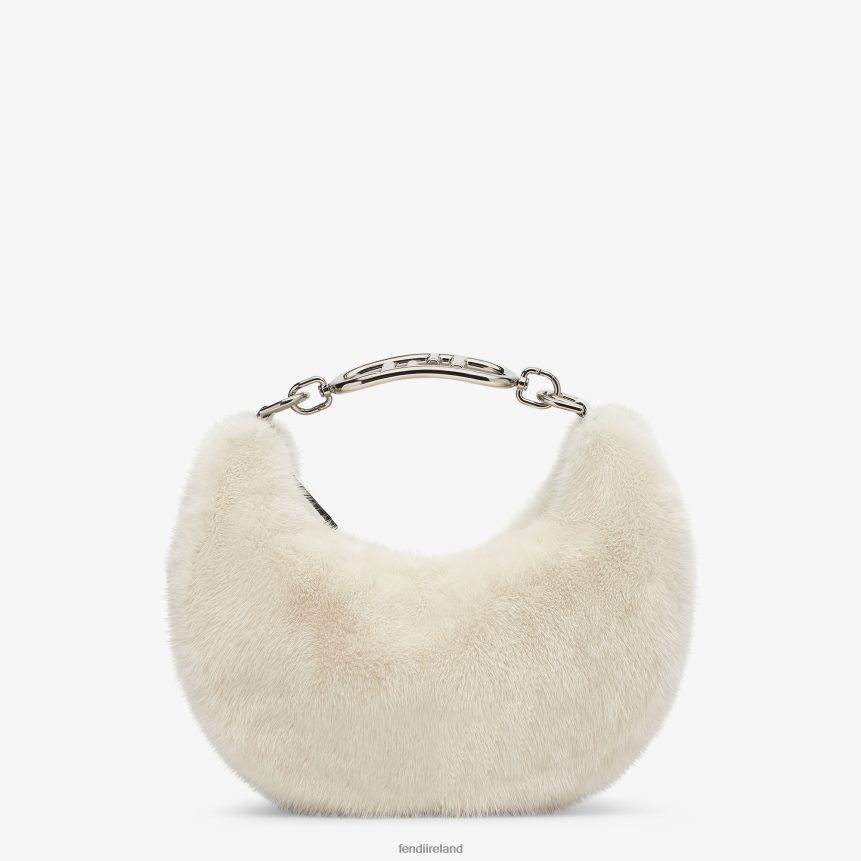 Fendi Women Mink Bag R06TFR730 Accessories White