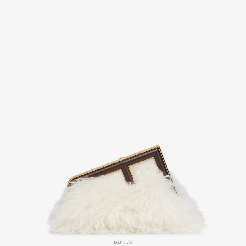 Fendi Women Mohair Wool Bag R06TFR905 Accessories White
