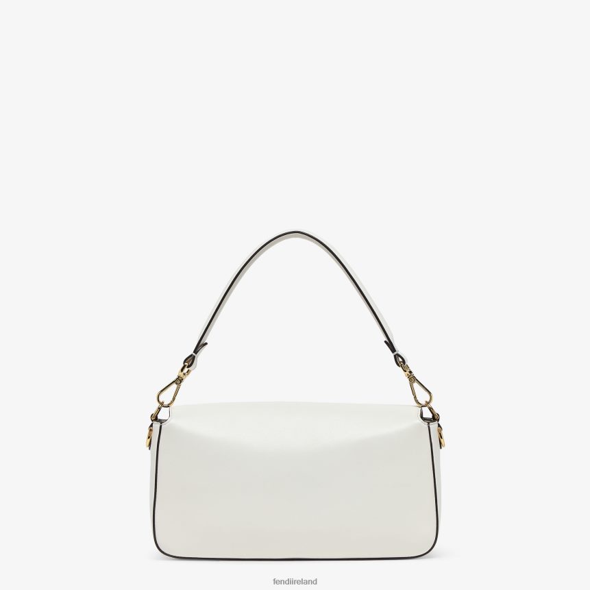 Fendi Women Multipocket Baguette Leather Bag R06TFR557 Accessories White