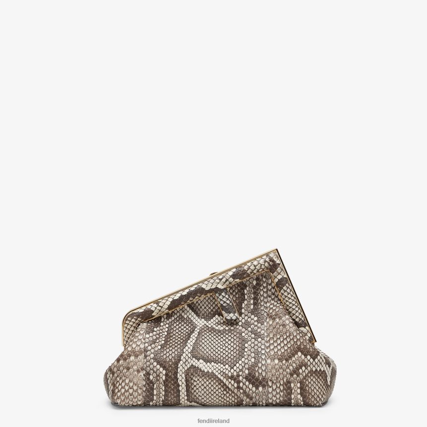 Fendi Women Natural Python Leather Bag R06TFR891 Accessories Multicolor