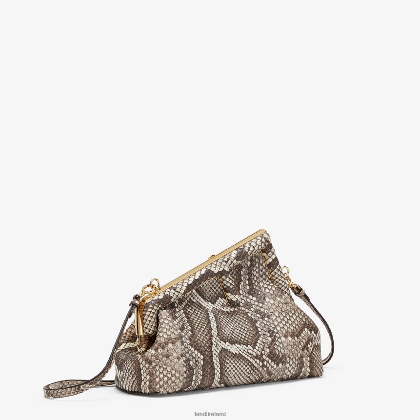 Fendi Women Natural Python Leather Bag R06TFR891 Accessories Multicolor