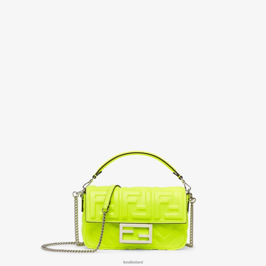 Fendi Women Neon Nappa Leather Bag R06TFR664 Accessories Yellow