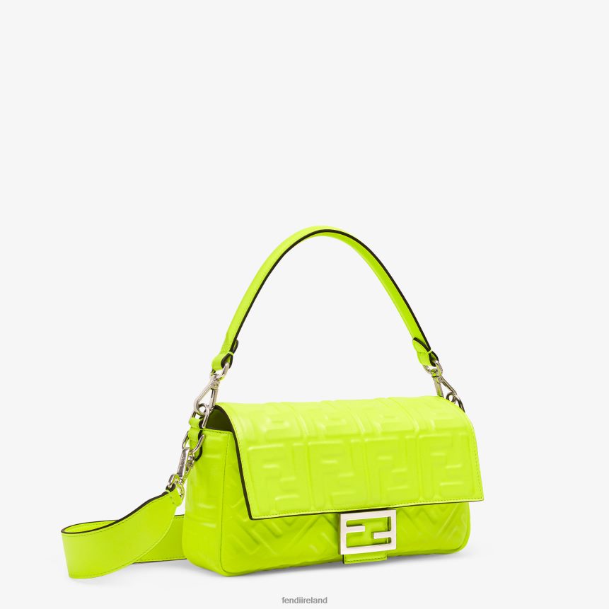Fendi Women Neon Nappa Leather Bag R06TFR665 Accessories Yellow
