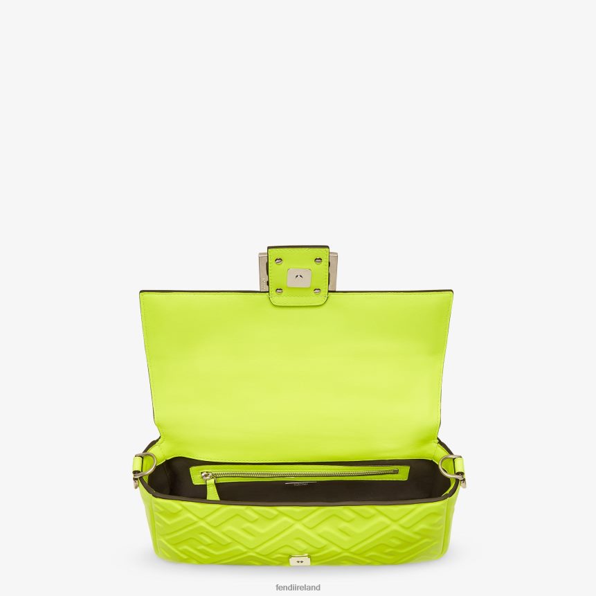 Fendi Women Neon Nappa Leather Bag R06TFR665 Accessories Yellow