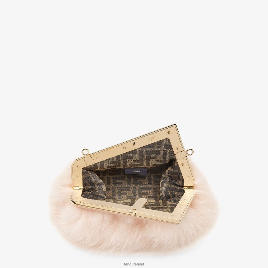 Fendi Women Pale Fox Fur Bag R06TFR855 Accessories Pink