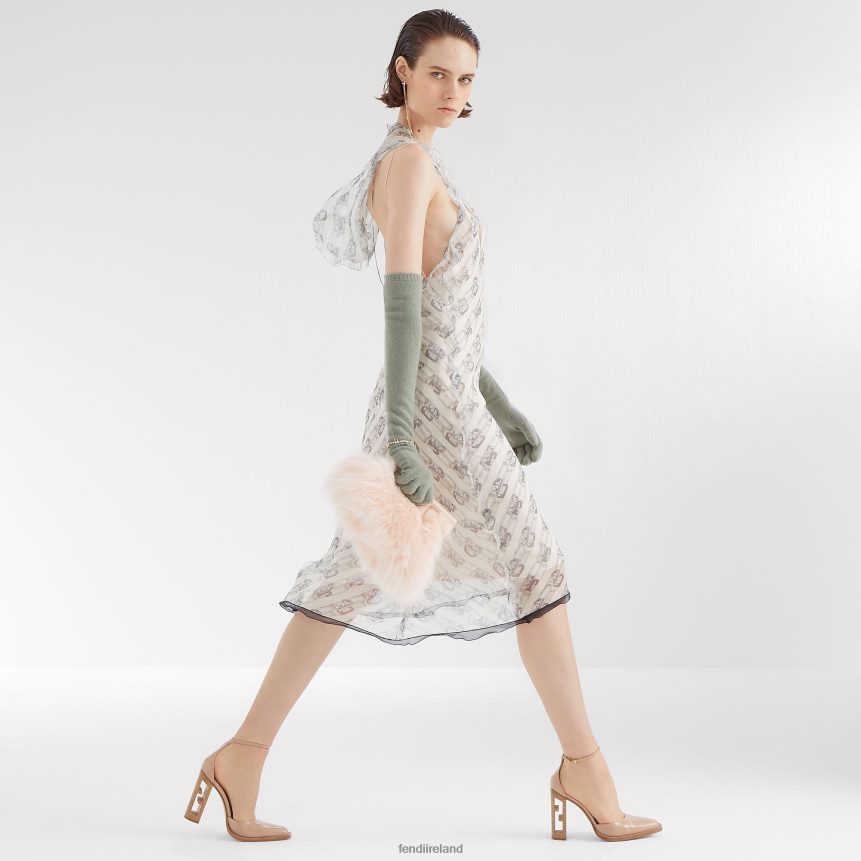 Fendi Women Pale Fox Fur Bag R06TFR855 Accessories Pink