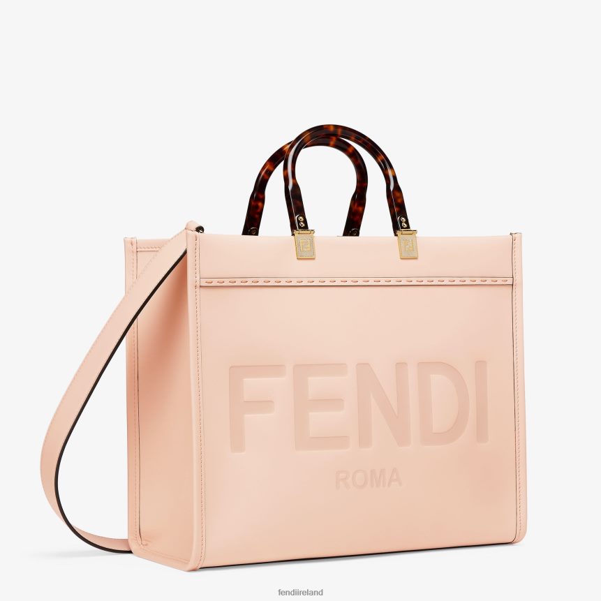 Fendi Women Pale Leather Shopper R06TFR863 Accessories Pink