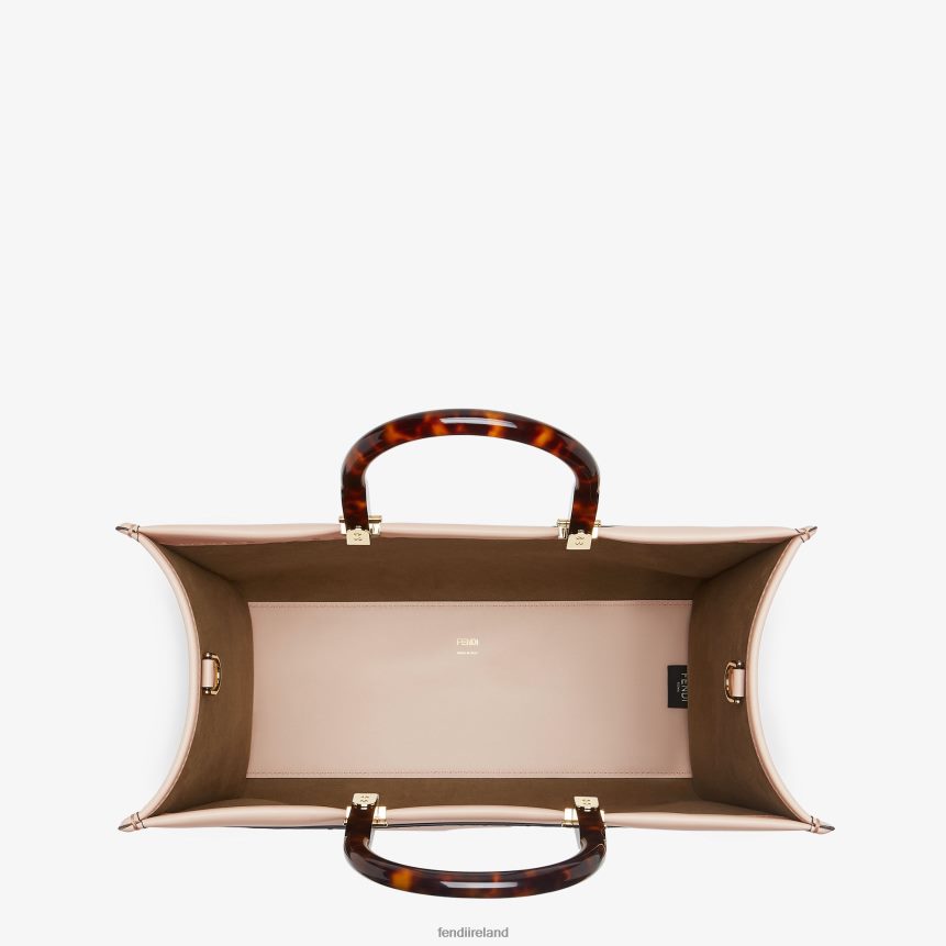 Fendi Women Pale Leather Shopper R06TFR863 Accessories Pink