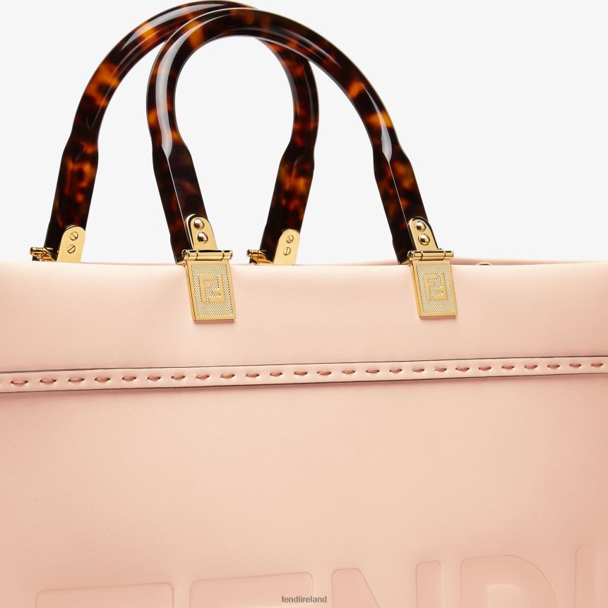 Fendi Women Pale Leather Shopper R06TFR863 Accessories Pink