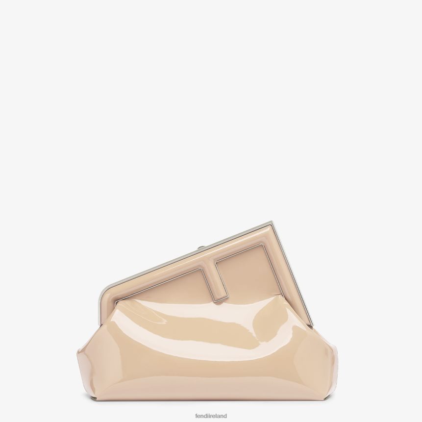 Fendi Women Patent Leather Bag R06TFR703 Accessories Beige