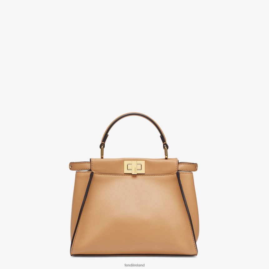 Fendi Women Peekaboo Mini Leather Bag R06TFR912 Accessories Beige