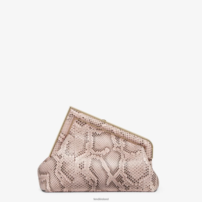 Fendi Women Powder Python Leather Bag R06TFR790 Accessories Pink