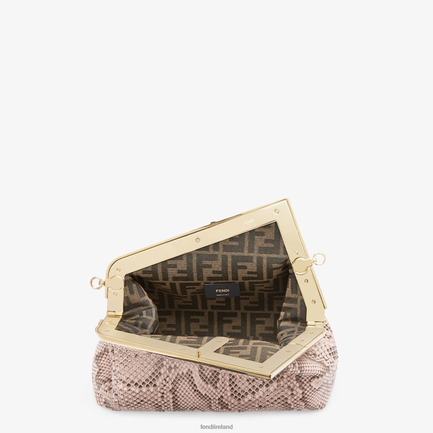 Fendi Women Powder Python Leather Bag R06TFR790 Accessories Pink