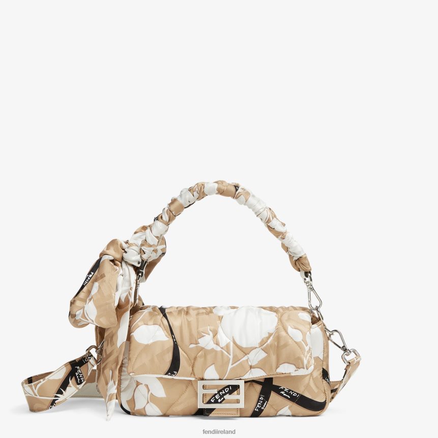 Fendi Women Printed Silk Bag R06TFR718 Accessories Beige