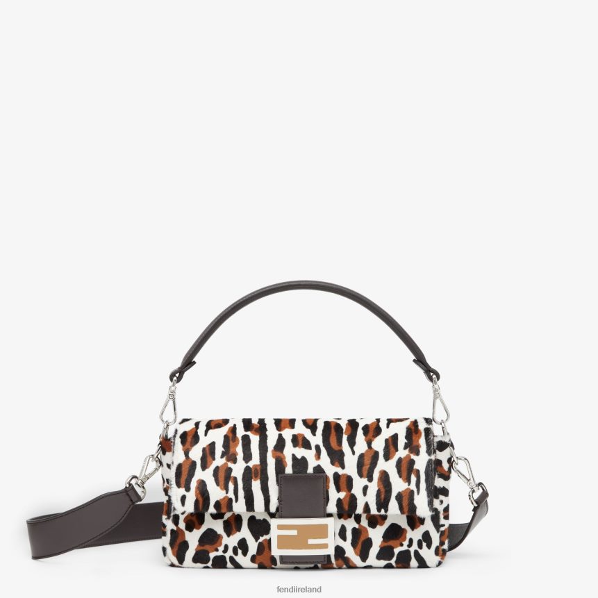 Fendi Women Re-Edition Bag In Animal-Print Sheepskin R06TFR796 Accessories Multicolor