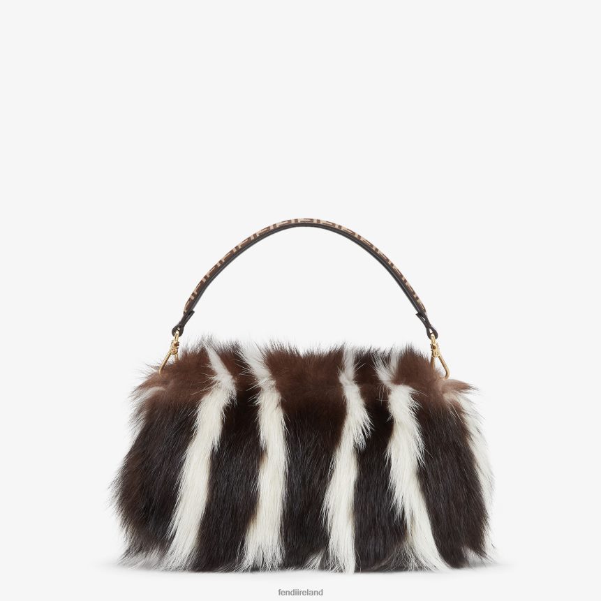 Fendi Women Re-Edition Bag In Inlaid Fur R06TFR804 Accessories Multicolor