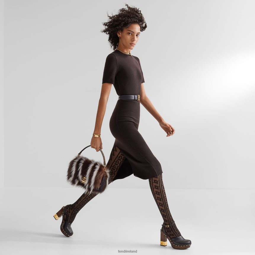 Fendi Women Re-Edition Bag In Inlaid Fur R06TFR804 Accessories Multicolor