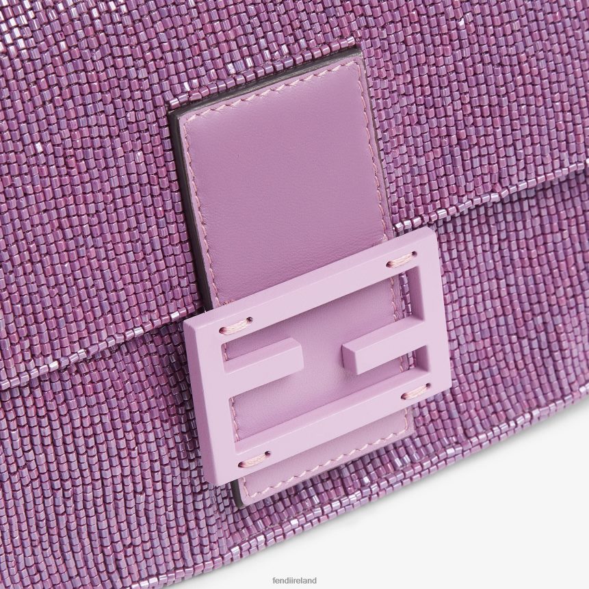 Fendi Women Re-Edition Bag In Lilac Beads R06TFR794 Accessories Purple