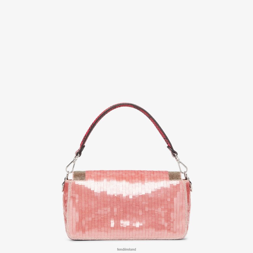 Fendi Women Re-Edition Bag In Sequins R06TFR772 Accessories Pink