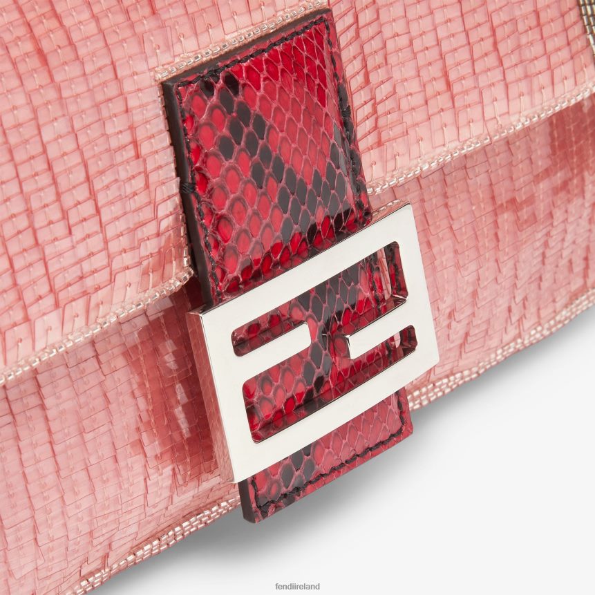 Fendi Women Re-Edition Bag In Sequins R06TFR772 Accessories Pink