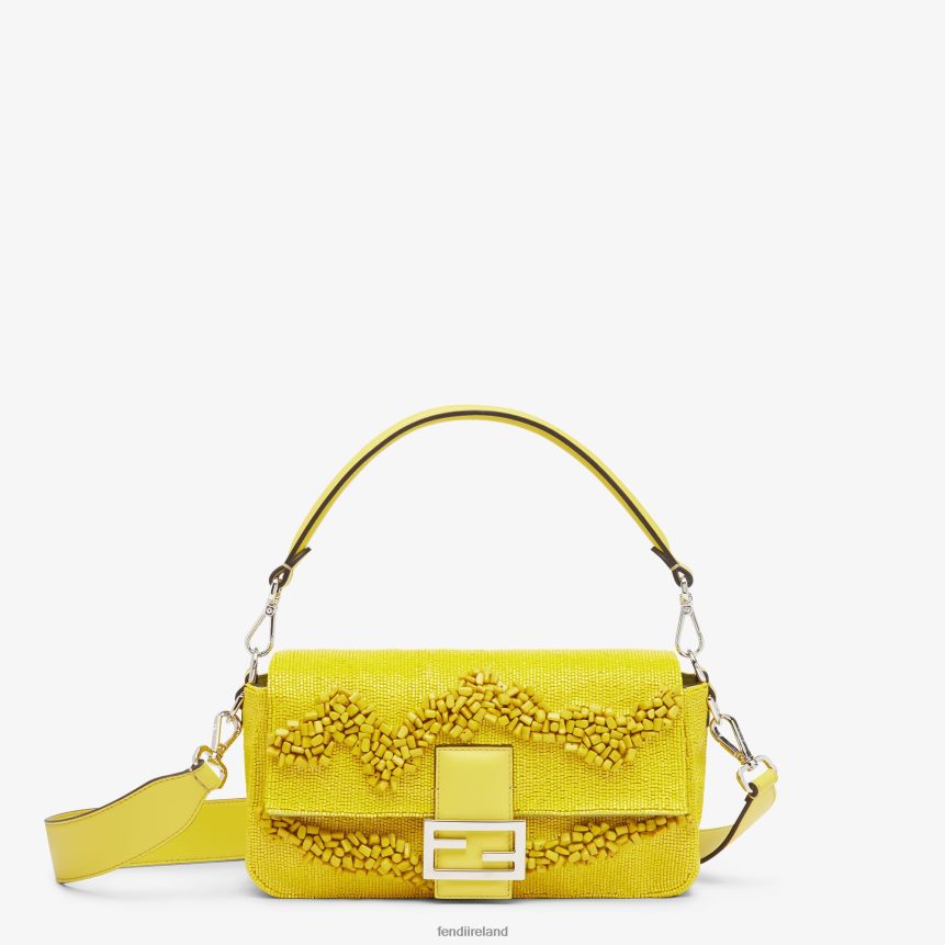 Fendi Women Re-Edition Bag In Stones And Beads R06TFR799 Accessories Yellow