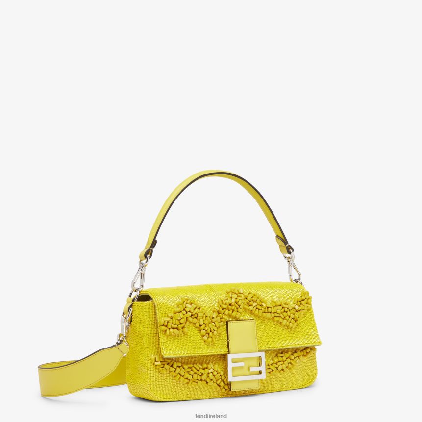 Fendi Women Re-Edition Bag In Stones And Beads R06TFR799 Accessories Yellow