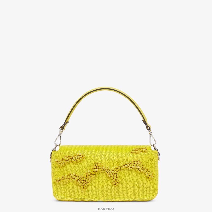 Fendi Women Re-Edition Bag In Stones And Beads R06TFR799 Accessories Yellow