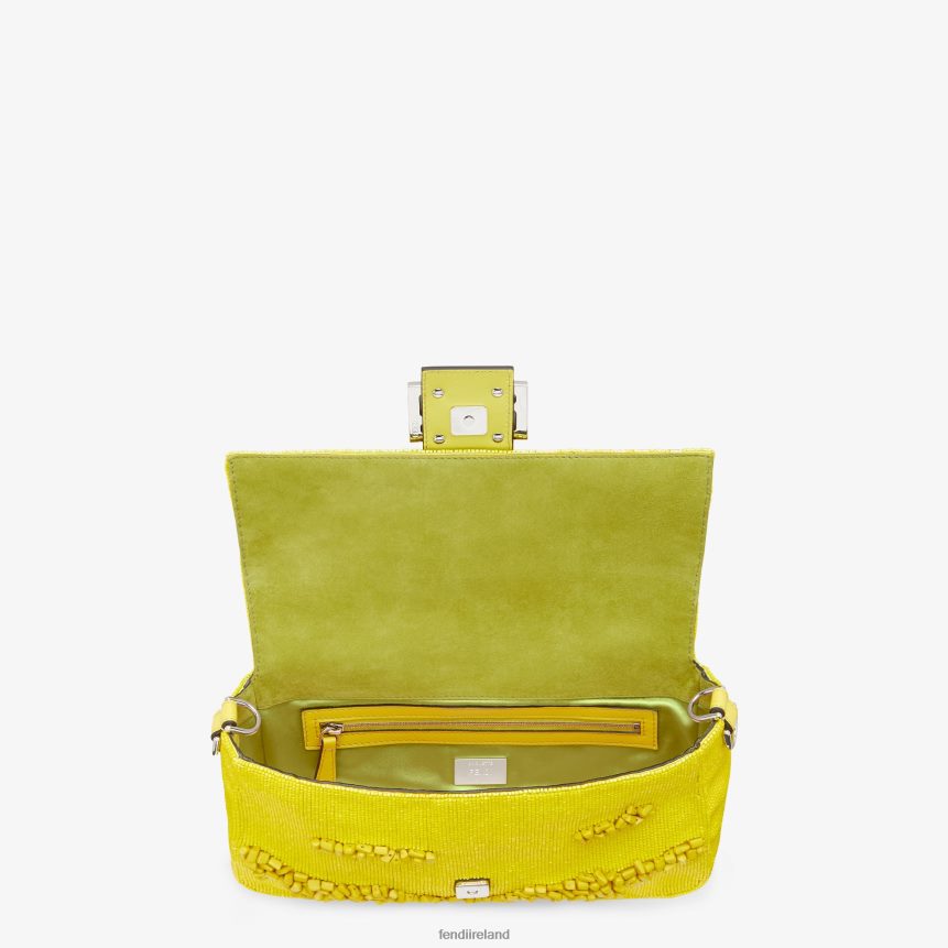 Fendi Women Re-Edition Bag In Stones And Beads R06TFR799 Accessories Yellow