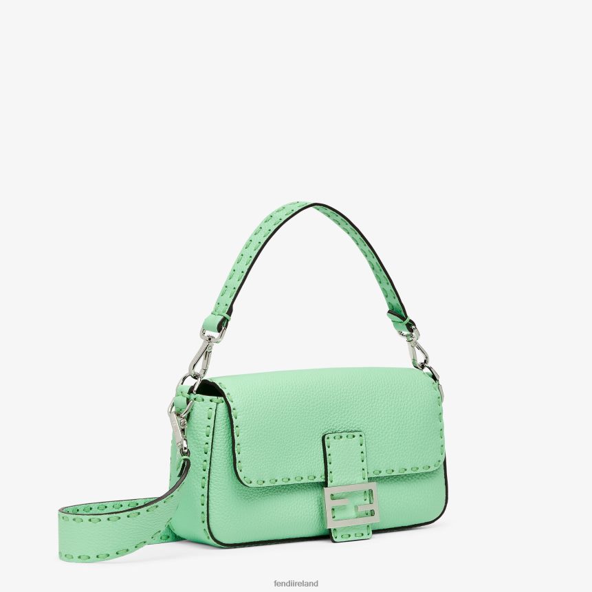 Fendi Women Selleria Bag With Oversize Topstitching R06TFR712 Accessories Green