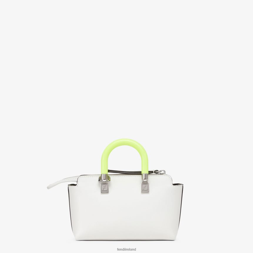 Fendi Women Small Leather Boston Bag R06TFR696 Accessories White