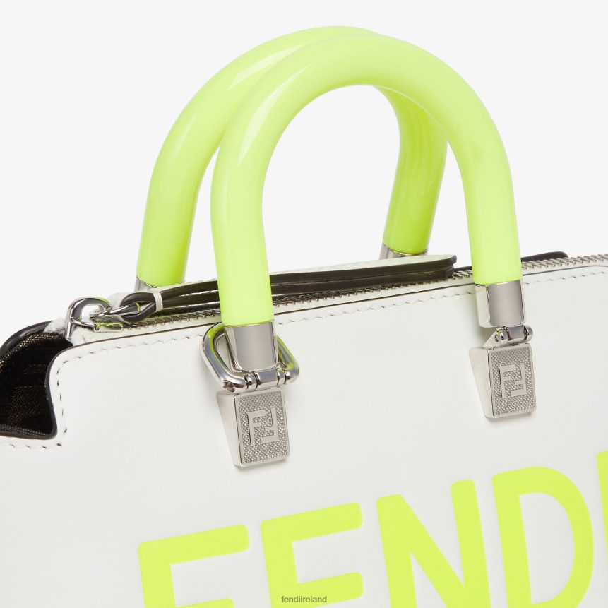 Fendi Women Small Leather Boston Bag R06TFR696 Accessories White