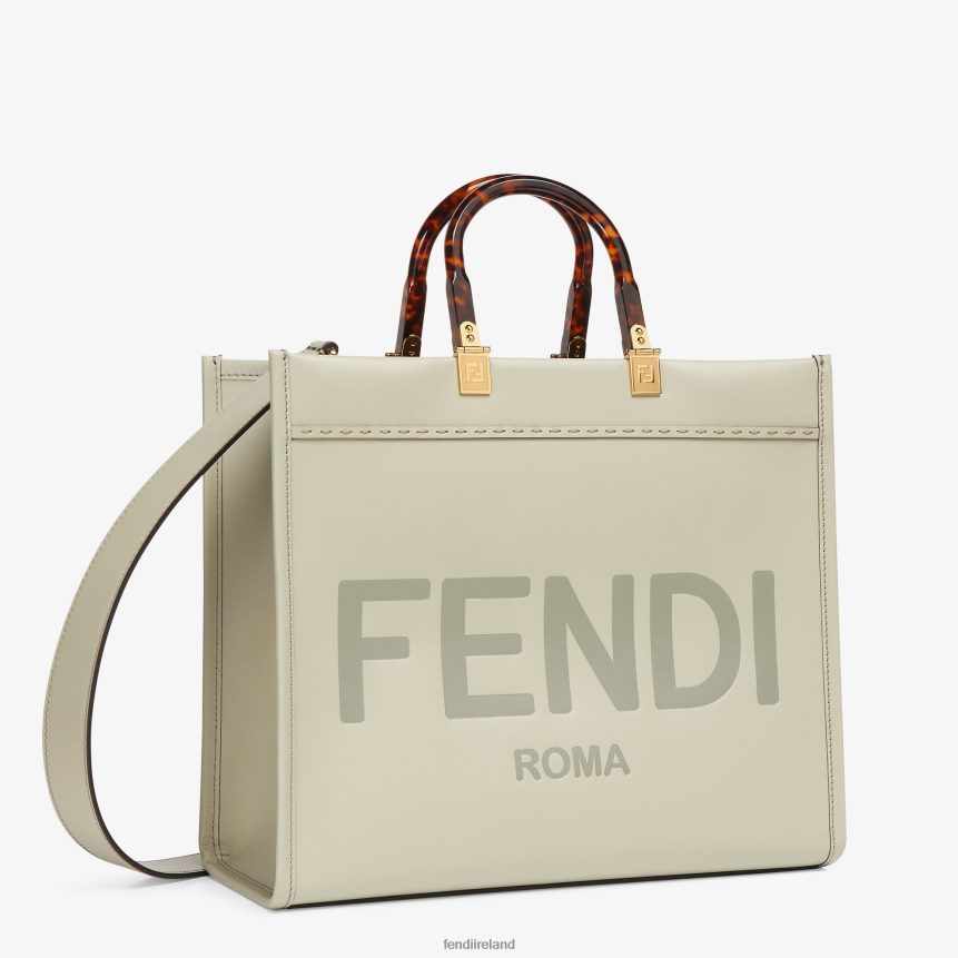 Fendi Women Sunshine Medium Leather Shopper R06TFR724 Accessories Green