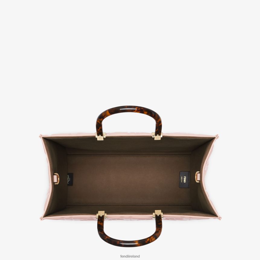 Fendi Women Sunshine Medium Leather Shopper R06TFR817 Accessories Pink