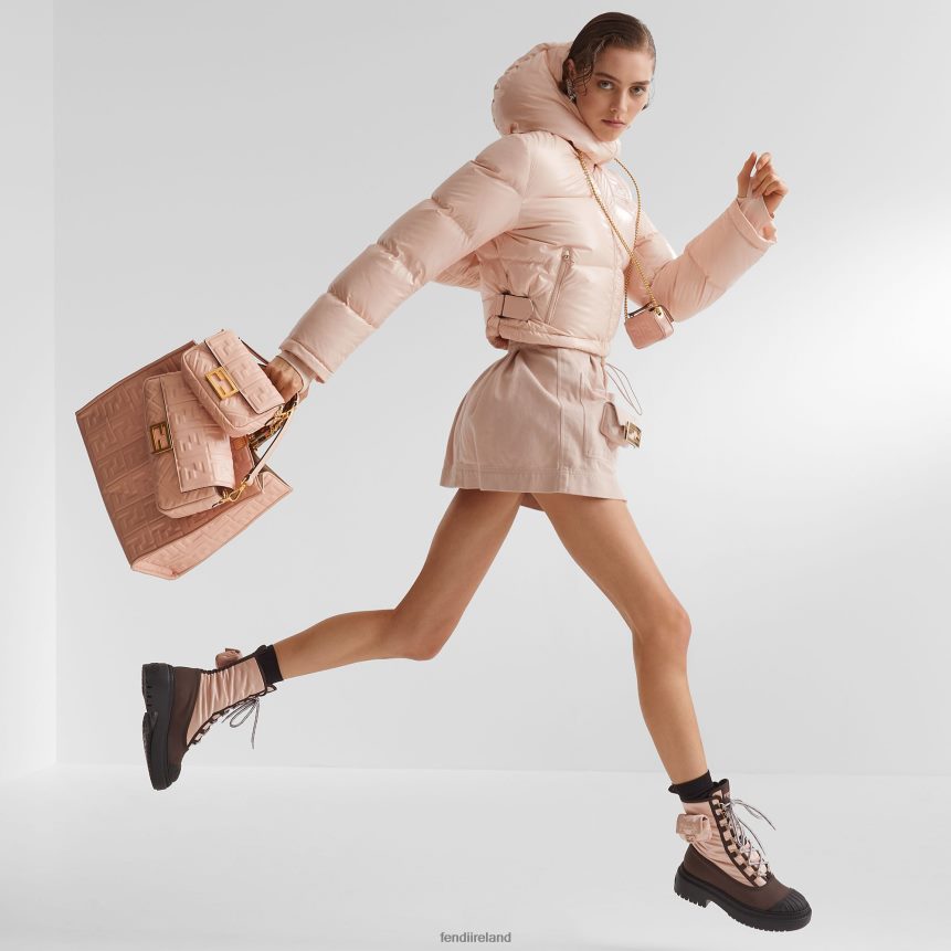 Fendi Women Sunshine Medium Leather Shopper R06TFR817 Accessories Pink