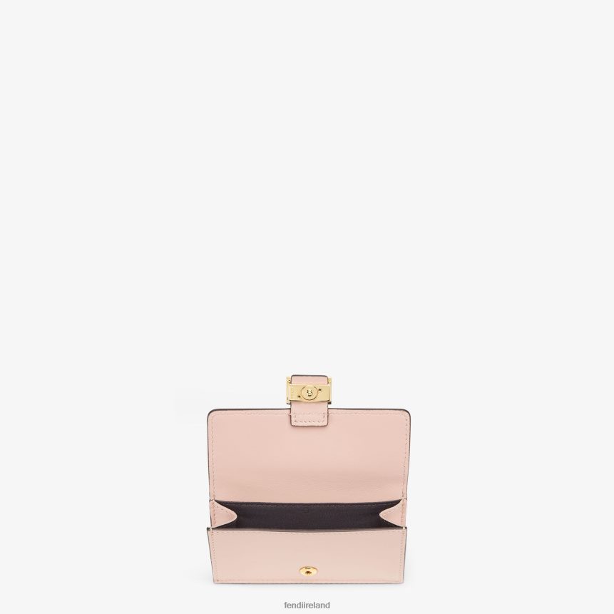 Fendi Women FF Nappa Leather Card Holder R06TFR1523 Accessories Pink