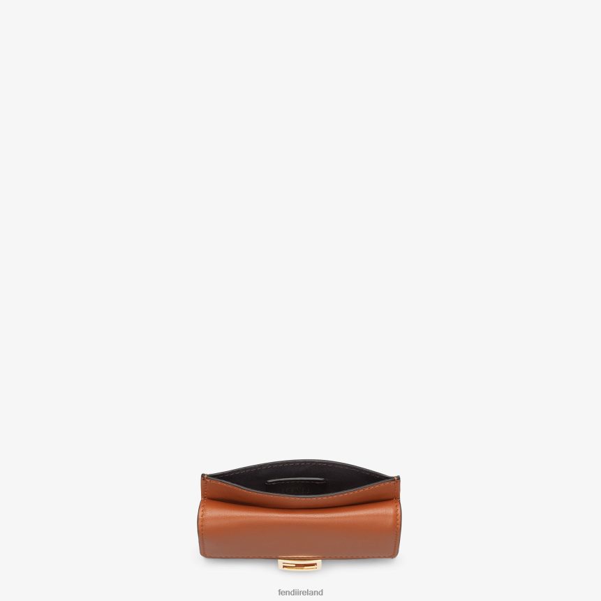 Fendi Women Nappa Leather Card Holder R06TFR1454 Accessories Brown