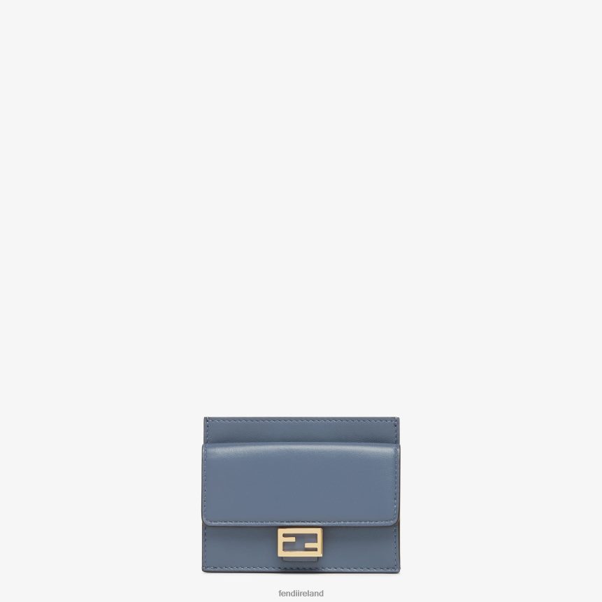 Fendi Women Nappa Leather Card Holder R06TFR1498 Accessories Blue