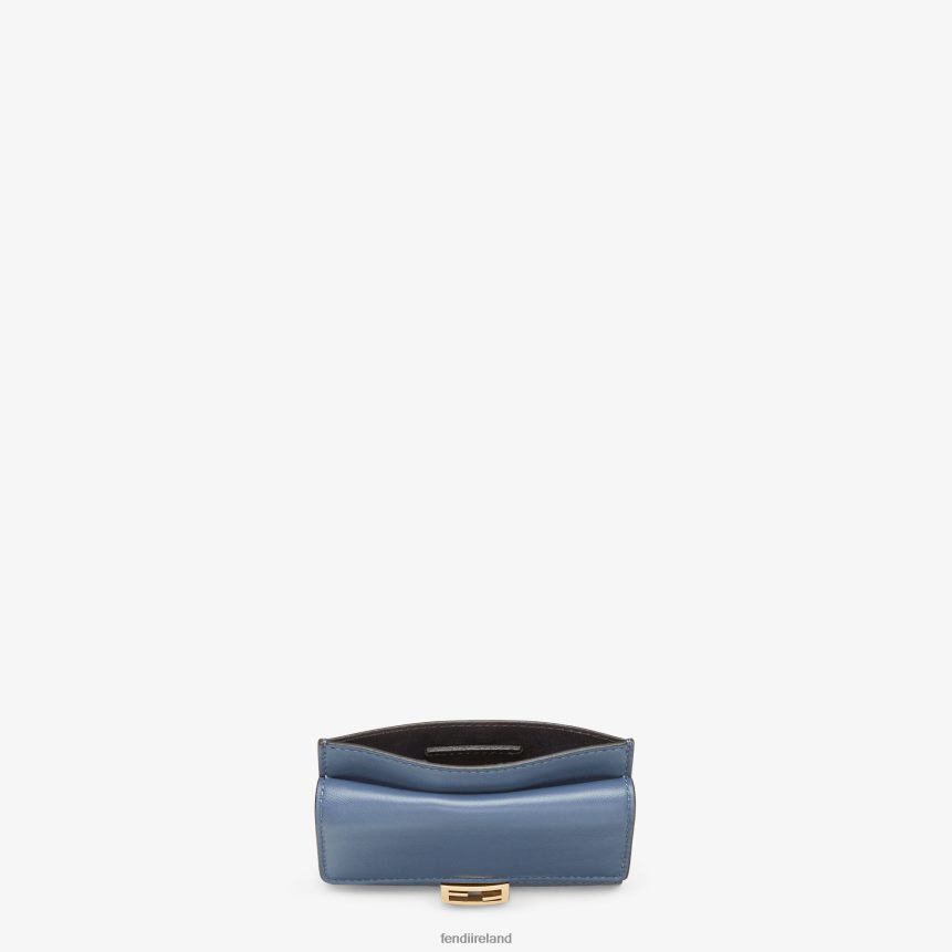 Fendi Women Nappa Leather Card Holder R06TFR1498 Accessories Blue