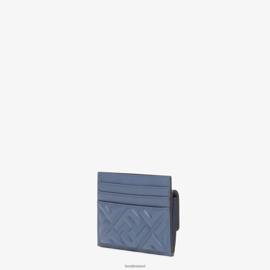Fendi Women Nappa Leather Card Holder R06TFR1498 Accessories Blue