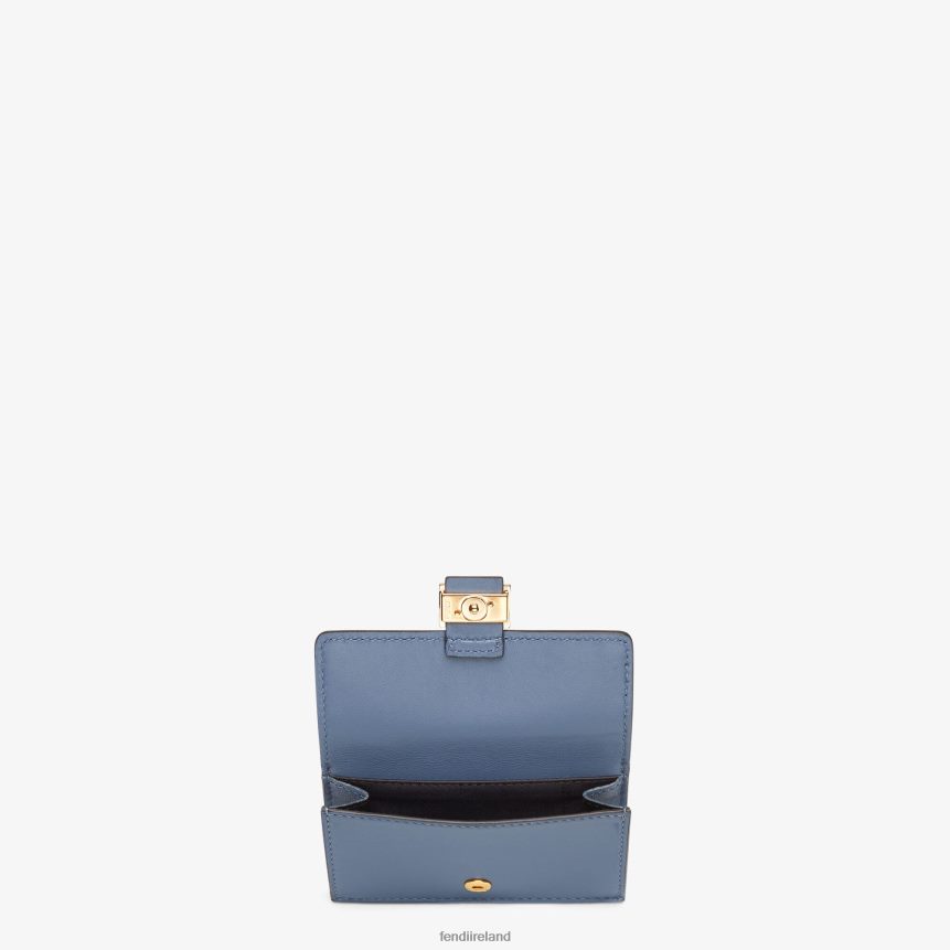 Fendi Women Nappa Leather Card Holder R06TFR1498 Accessories Blue