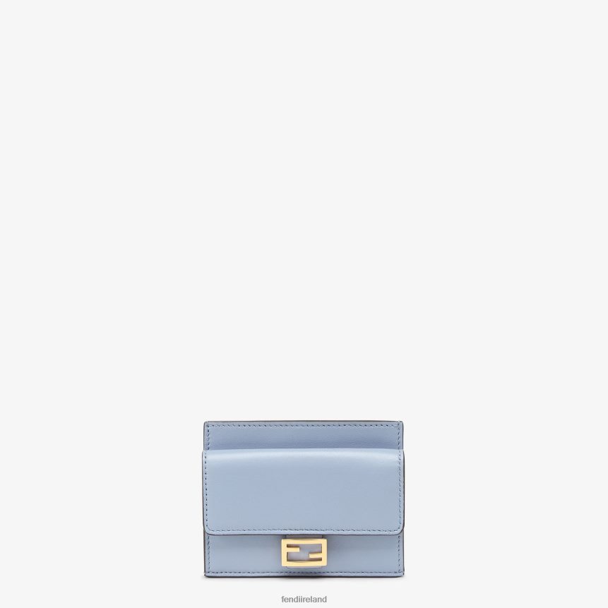 Fendi Women Nappa Leather Cardholder R06TFR1421 Accessories Light blue