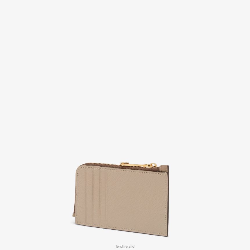 Fendi Women Two-Tone And Dove Leather Card Holder R06TFR1509 Accessories White