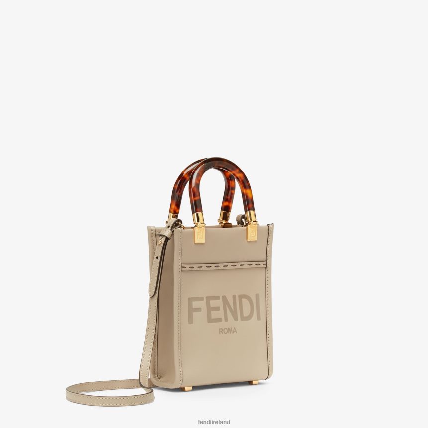 Fendi Women Dove-Leather Mini-Bag R06TFR829 Accessories Beige
